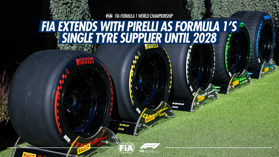 F1轮胎供应体制将延续至2028年 皮雷利合约续签